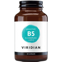 Viridian High Five B-Complex with Magnesium Ascorbate – 30 Capsules