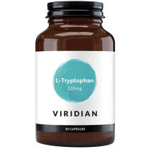Viridian L-Tryptophan 220 mg – Veg Capsules (30)