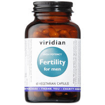 Viridian Fertility for Men – High Potency Veg Capsules