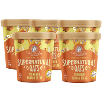 Wazoogles Supernatural Oats Cinnamon Banana Bread Pot Pack of 5 