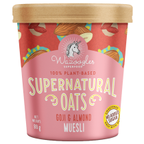 Wazoogles Supernatural Oats Goji Almond Muesli 88g