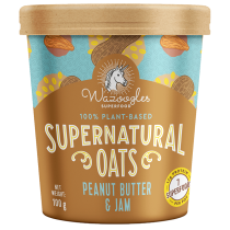 Wazoogles Supernatural Oats Peanut Butter Coconut Cup Single Serving 100g