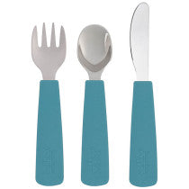 We Might Be Tiny Stainless Steel Toddler Cutlery Set 3 Pack