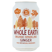Whole Earth Organic Sparkling Ginger 330ml