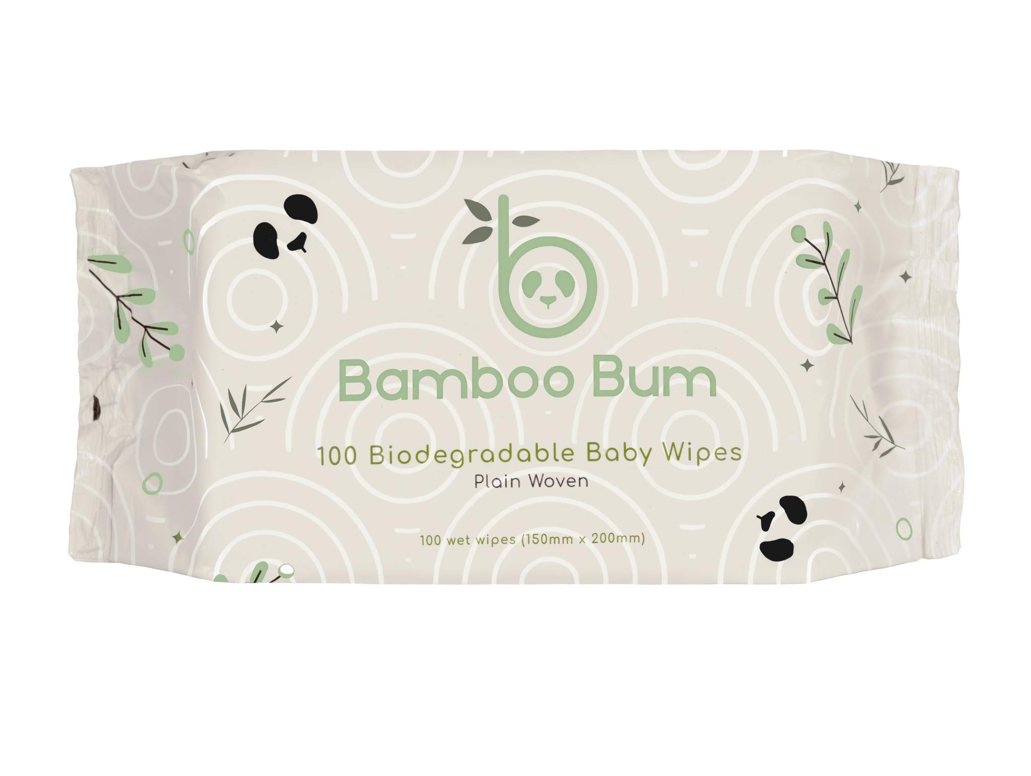 Bamboo Bum Biodegradable Wipes 100s