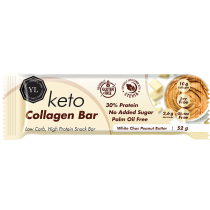 Youthful Living Keto Collagen Bar White Chocolate Peanut Butter