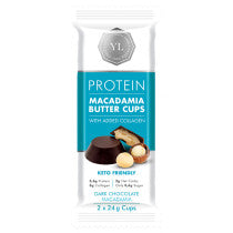 Youthful Living Protein Macadamia Butter Cups with Added Collagen 48g