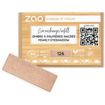 Zao Essence of Nature Refill Rectangle Eye Shadow Golden Petal 