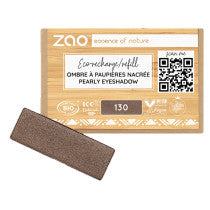 Zao Essence of Nature Refill Rectangle Eye Shadow Intense Brown 