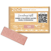 Zao Essence of Nature Refill Rectangle Eye Shadow Sunshiny Pink 