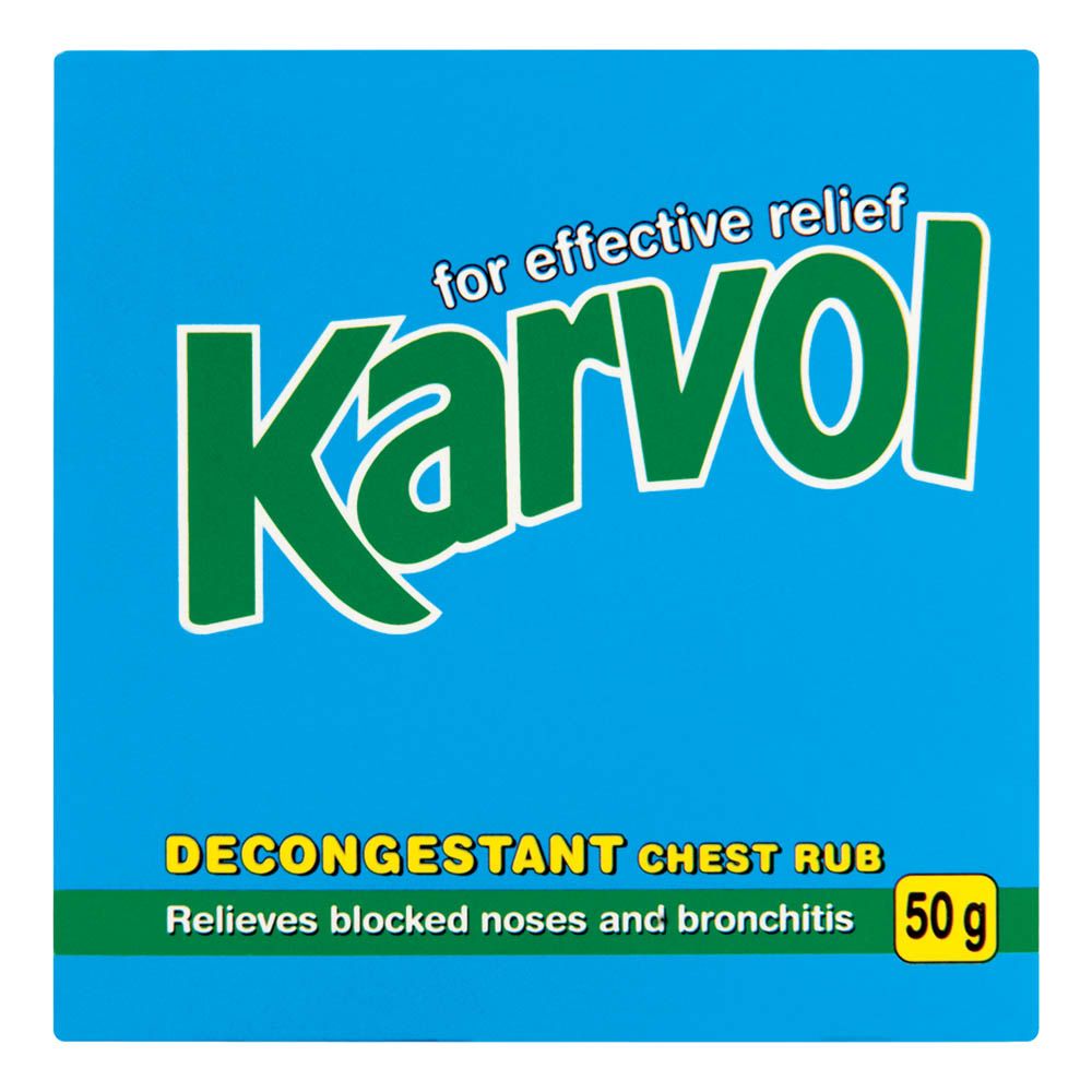 Karvol Decongestant Rub 50g from otcmedx.com