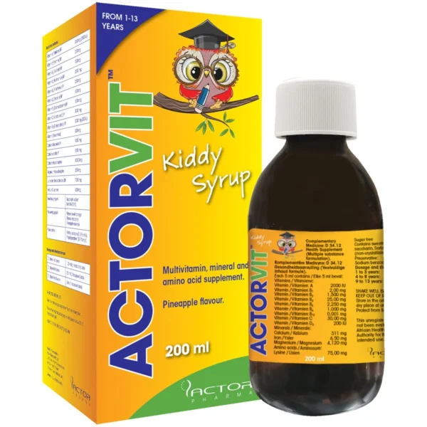 Acrtovit Kiddies Multivitamin Syrup 200ml - Image 2