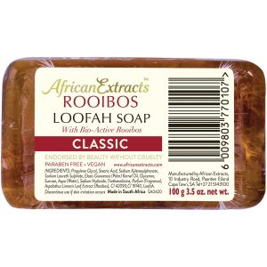 African Extracts Rooibos Classic Glycerine Loofah Soap 100g