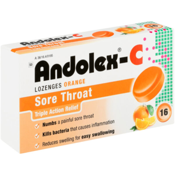 Andolex-C Lozenges 16s Orange - Image 2