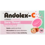 Andolex-C Lozenges 16s Strawberry