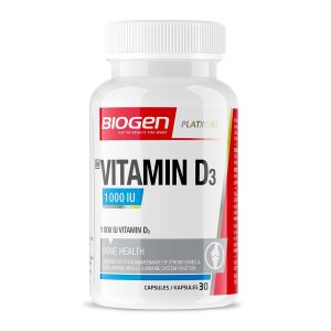Biogen Vit D3 1000iu 30s