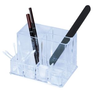 Cosmetic Organizer Plastic 7 Compartment 13.5x10.9.5cm