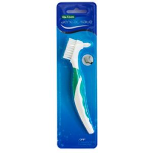 Dentalmate Denture Brush White Curved