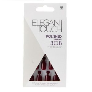 Elegant Touch Polished Nails Uv Gel Garnet 308
