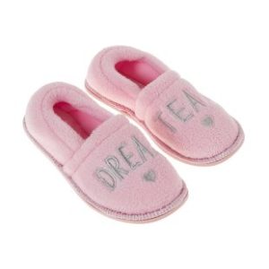 Embroidery Stokie Slippers Pink (Size 12-6) Older Girl
