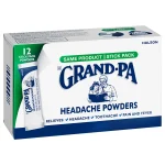 Grand-Pa Headache Powders Stick 12 Pack
