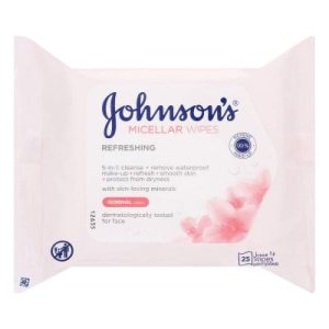 Johnsons Daily Essentials Face Wipes 25's Refreshing