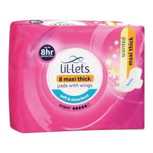 Lil-lets Maxi Cotton Pads Super 8's Scented