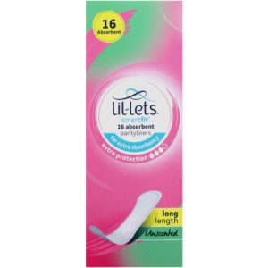 Lillets Liner Protection Plus Unscented Regular 16's