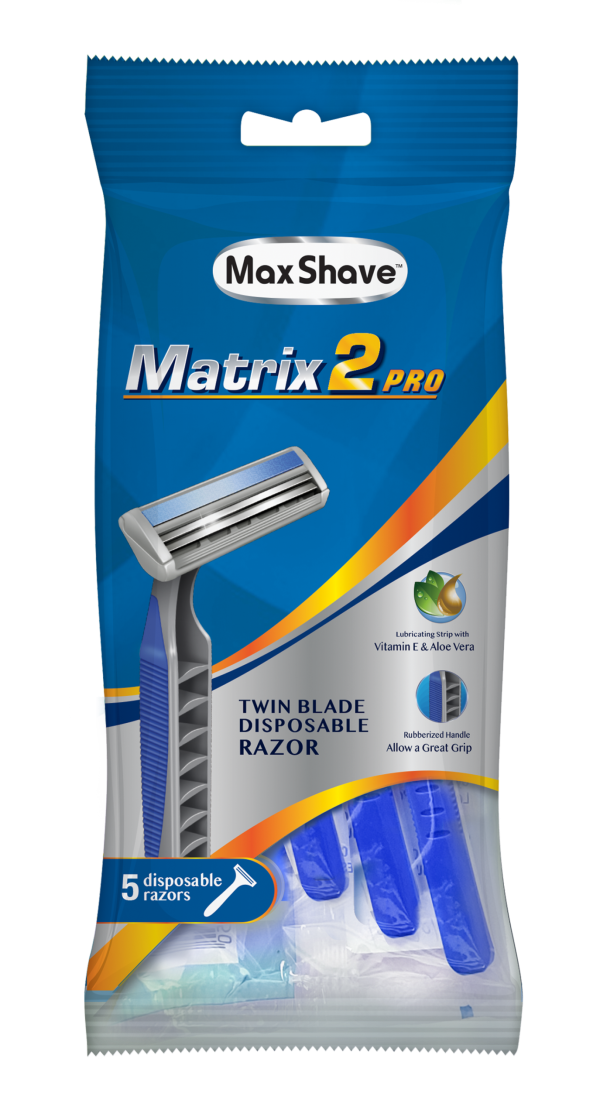 Max-shave Men 2 Blade Rg Dispos Razor 5 Piece