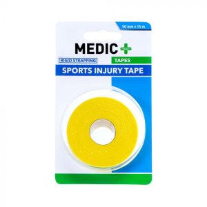 Medic Sports Injury Tape Green/yellow 5cm x 15m