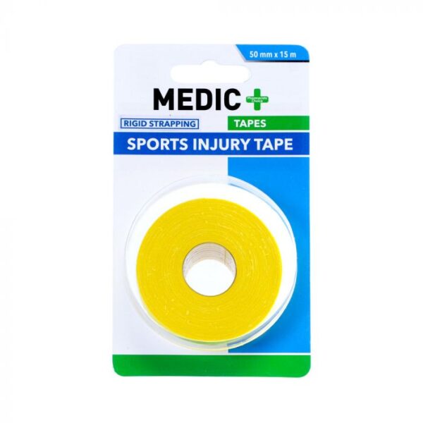 Medic Sports Injury Tape Green/yellow 5cm x 15m
