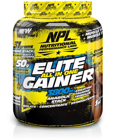 NPL Elite Gainer All in One Anabolic Stack - Chocolate Milkshake 1kg