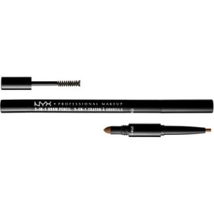 NYX Professional Makeup 3-In-1 Brow Pencil Ash Brown 2.5ml