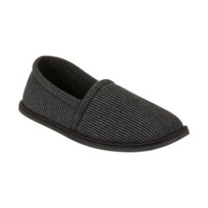 Narrow Striped Stokie Slippers for Adults Grey