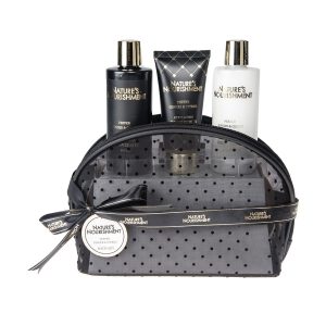 Nature Nourishment Bath Set In Toiletry Bag Ginger / Citrus 3pcs