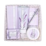 Natures Edition Pamper Basket With Bath Salts 160g,soap Bar 125g,hand&body Cream 200ml,notepad,scented Sachets And Pen Lavender