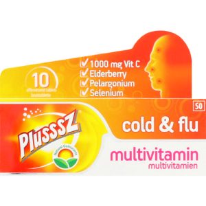 Plusssz Cold And Flu Effervescent Tabs 10's