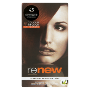 Renew Colour Infusion Permanent Hair Colour Creme Cappuccino Intense Brown 4.5