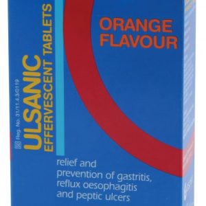 Ulsanic Effervescent Tabs 20s Orange