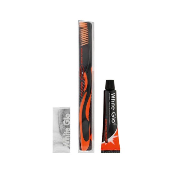 White Glo Charcoal Travellers Pack
