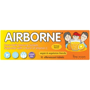 Airborne Effervescent Tablets 10s Orange